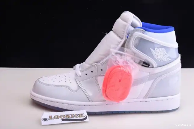 Air CK6637-104 1 High White Jordan Retro Zoom Blue Racer 0630